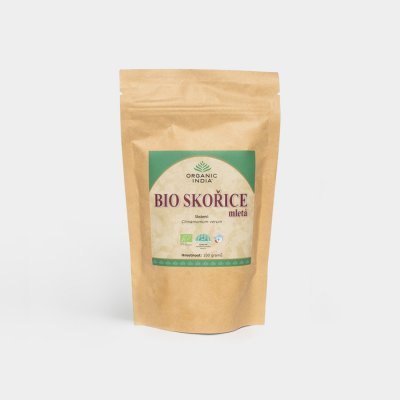 Organic India Skořice mletá Cejlonská BIO 100 g – Hledejceny.cz