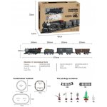 RKToys Retro vláčkodráha s kouřem, světlem a zvukem 172 cm – Zboží Dáma