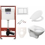 Závěsný WC set TECE do lehkých stěn / předstěnová montáž + WC S-Line Pro SIKOTSR0 – Zboží Mobilmania