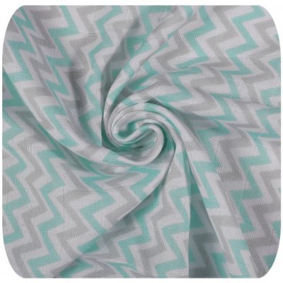 KIKKO Bambusová osuška XKKO BMB Scandinavian 90x100 cm Baby Pink Chevron – Zbozi.Blesk.cz