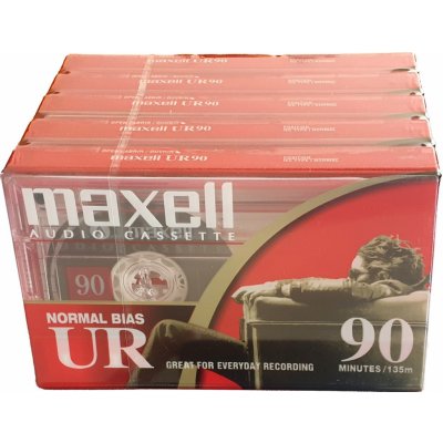 Maxell UR 90min 5ks 124036 – Zboží Mobilmania