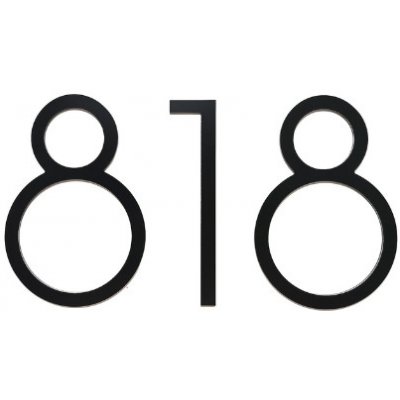 Domovní číslo - samostatné číslice - ART - 3 číslice 15 cm – Zboží Mobilmania