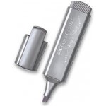 Faber-Castell 154661 Zvýrazňovač Textliner 46 Metallic metalický stříbrný – Zboží Živě