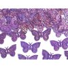 Konfety Párty fialový motýli