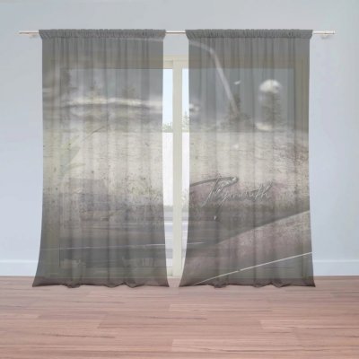 Záclony Veterán Plymouth: 2 ks - 150x250 cm - Sablio – Hledejceny.cz