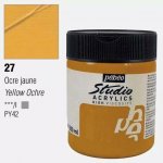 Pebeo Studio Acrylics Pébéo 500 ml 27 yellow ochre – Sleviste.cz