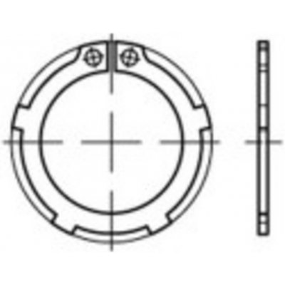 TOOLCRAFT 135188 pojistné kroužky vnitřní Ø: 27.9 mm vnější Ø: 39.9 mm DIN 983 pružinová ocel 250 ks – Zboží Mobilmania