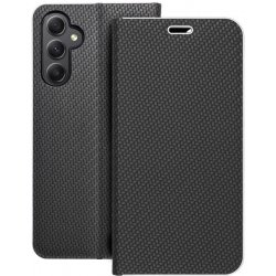 Pouzdro Forcell LUNA Book Carbon SAMSUNG Galaxy A34 5G černé