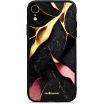 Pouzdro Mobiwear Glossy Apple iPhone XR - G021G Černý a zlatavý mramor – Zbozi.Blesk.cz