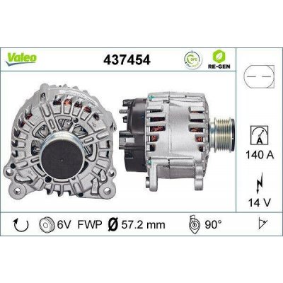 generátor VALEO 437454 | Zboží Auto
