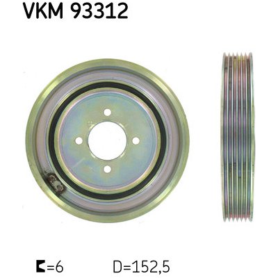 SKF remenice, klikovy hridel VKM 93312 – Zboží Mobilmania