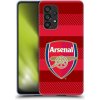 Pouzdro a kryt na mobilní telefon Samsung Pouzdro Head Case Samsung Galaxy A53 5G Arsenal FC Logo s pruhy