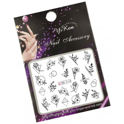 Starnails Vodolepky na nehty Flowers BN-2115 – Hledejceny.cz