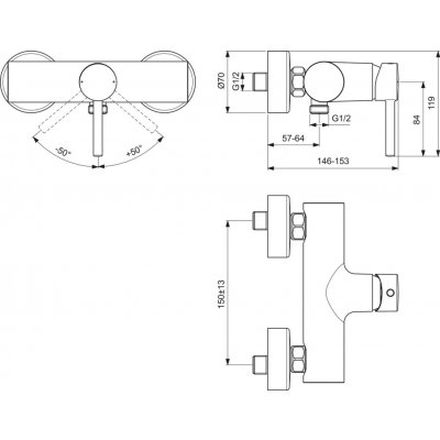 Ideal Standard CeraLine BC200AA – Hledejceny.cz