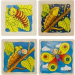 Goki motýl vývojové vrstvené puzzle – Zboží Mobilmania