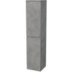 Emmy Design MATY Vysoká skříň 35x35x160cm, 2 dveře, levá/pravá beton (F186) – Sleviste.cz