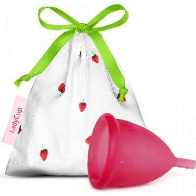 LadyCup LUX menstruační kalíšek růžový S