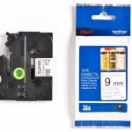 Brother TZE-N221, černý tisk bílý podklad, ne8m x 9mm – Zboží Dáma