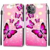 Pouzdro a kryt na mobilní telefon Apple PROTEMIO 35105 ART Peňaženkový kryt pro Apple iPhone 11 Pro BUTTERFLIES