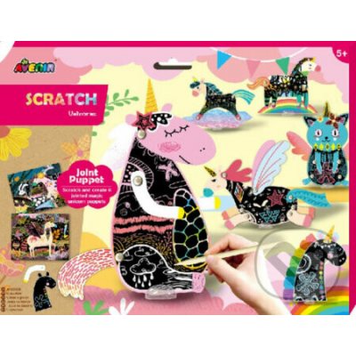 Pohyblivé škrabací obrázky - Jednorožci - Avenir – Zboží Živě