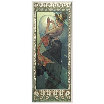 Pohled Alfons Mucha – Pole Star, dlouhý – Zboží Mobilmania