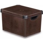 CURVER Box plastový 22 l se vzorem "Kůže" – Hledejceny.cz