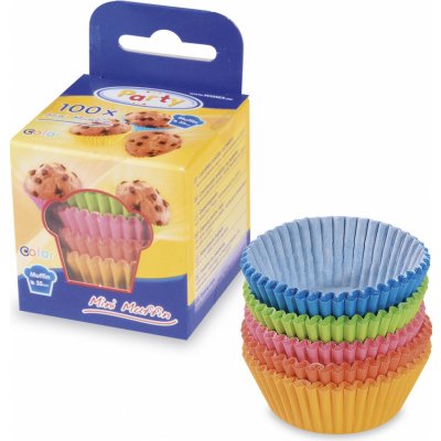 PAP Cukrářský košíček barevný mix 35x20 mm 100 ks – Hledejceny.cz