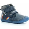 Dětské kotníkové boty D.D.Step Barefoot zimní boty W073-355 Royal Blue