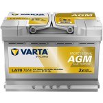 Varta Professional AGM 12V 70Ah 760A 840 070 076 – Sleviste.cz