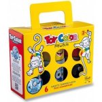 Prstové barvy Toy Color 6 barev 80 ml – Zboží Dáma