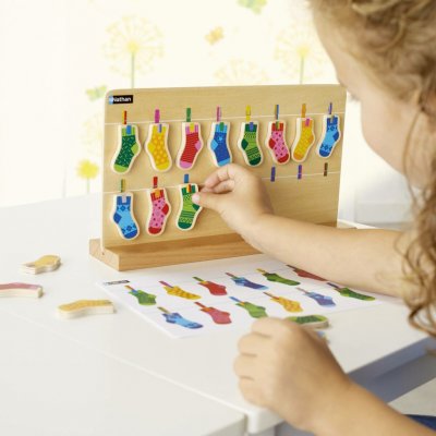 Nathan Didaktická hra Magnetické ponožky – Hledejceny.cz