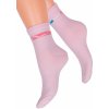 Steven dámské klasické ponožky 099/559 růžová světlá