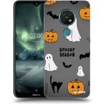 Picasee silikonový průhledný obal pro Nokia 7.2 - Spooky season 2 – Zboží Živě