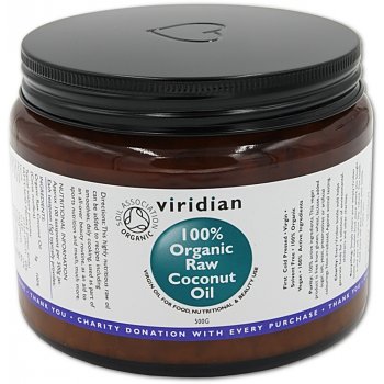 Viridian Kokosový olej Organic Raw 500 g
