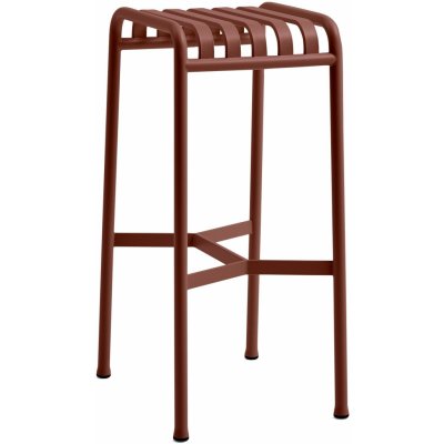 HAY Zahradní barová stolička Palissade Bar Stool, Iron Red – Hledejceny.cz