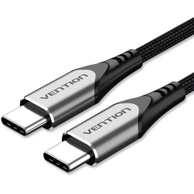 Vention TADHF Type-C (USB-C), (M) to USB-C (M), 1m, šedý – Zbozi.Blesk.cz