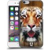 Pouzdro a kryt na mobilní telefon Apple Pouzdro HEAD CASE Apple iPhone 6 a 6S TVÁŘ TYGR