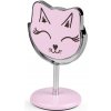 Kosmetické zrcátko Prima-obchod Kosmetické zrcátko stolní kočka 3 pudrová