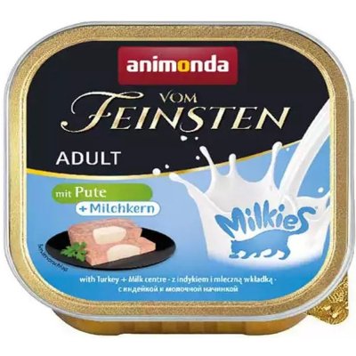 Animonda Vom Feinsten Adult Milkies krůtí s mléčným jádrem 100 g – Zboží Mobilmania
