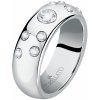 Prsteny Morellato Luxusní ocelový prsten s krystaly Poetica SAUZ260