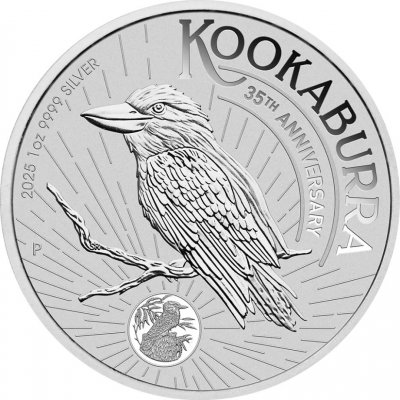 Kookaburra stříbrná mince 2025 1 oz – Zboží Dáma