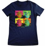 Shrek tričko, Pop-Art Girly Navy Blue – Zboží Dáma