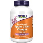 Now Foods Foods Apple Cider Vinegar Extra Strength Jablečný ocet 750 mg 180 tablet – Hledejceny.cz