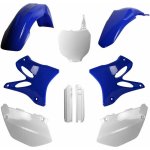 POLISPORT kompletní sada plastů (FULL KIT) YAMAHA YZ 125/250 02-04 v sadě tabulka přední (8658000001) i kryty tlumičů (8392000001) barva světle modrá bílá OEM | Zboží Auto