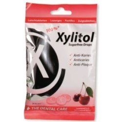 Miradent Xylitol pastilky TŘEŠEŇ 26 ks