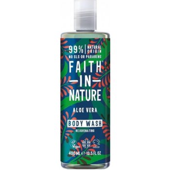 Faith in Nature přírodní sprchový gel a pěna BIO Aloe Ylang 400 ml