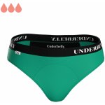 Underbelly Menstruační kalhotky UNIVERS zelená černá z polyamidu Pro střední až silnější menstruaci – Zboží Dáma