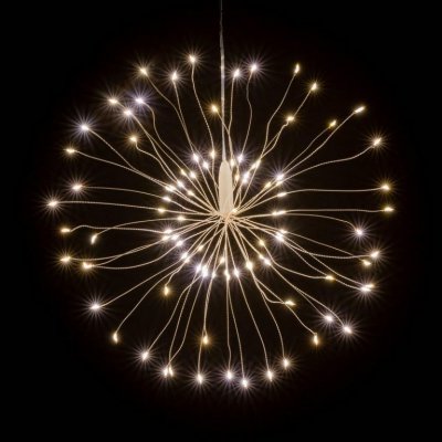 Nexos Vánoční osvětlení meteorický déšť - 180 LED, teplá bílá