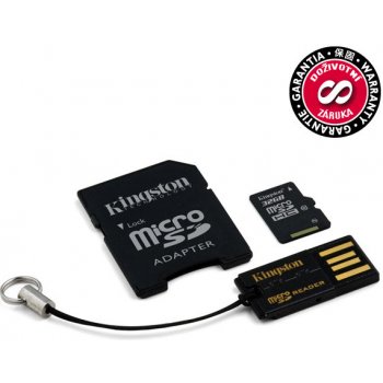 Kingston microSDHC 32 GB Mobility Kit G2 class 10 + čtečka MBLY10G2/32GB