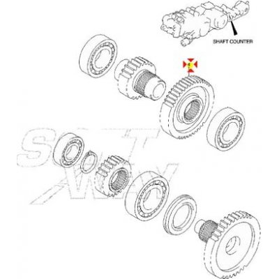 Suzuki Ozubené kolo č.4 2438110G00 | Zboží Auto